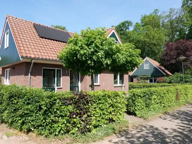 Huisje is voorzien van zonnepanelen